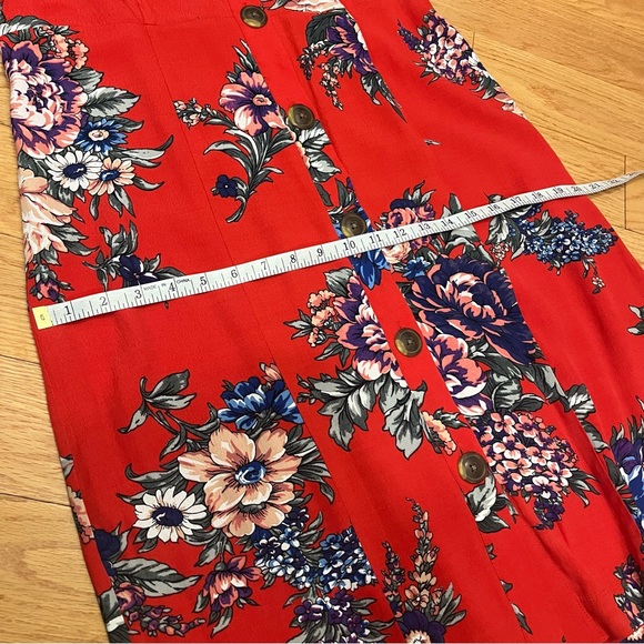Anthropologie Maeve Caldwell Floral Print Button down Dress - Picture 12 of 15